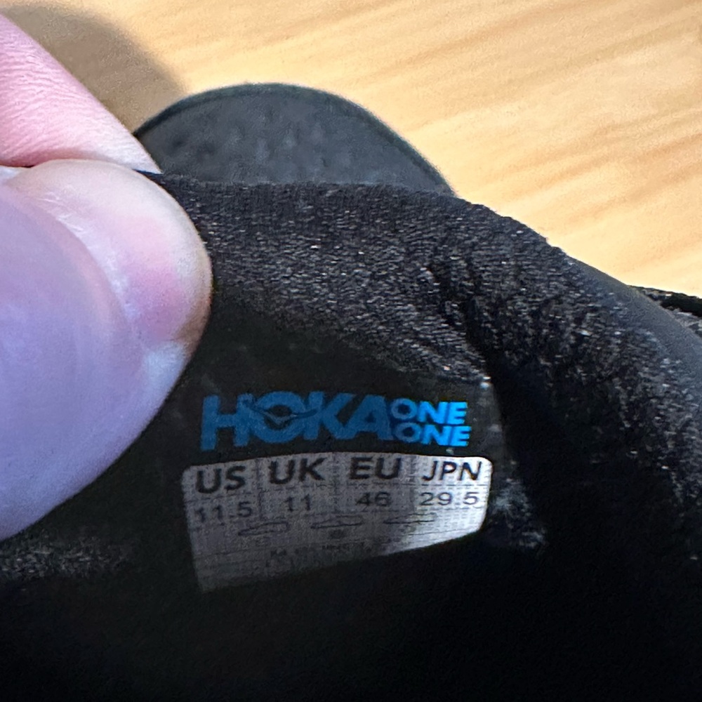 Hoka One One Black work Sneakers - oil/slip resistant and non marking - Picture 4 of 7